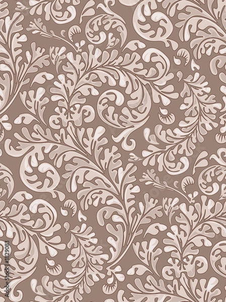 Obraz wzór antycznej tapety bez szwu