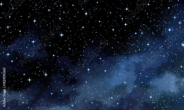 Fototapeta Deep space filled with stars and nebulae