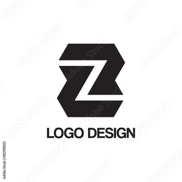 Fototapeta z modern logo design template