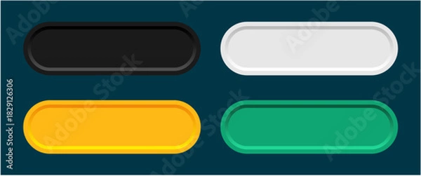 Fototapeta Web button user interface