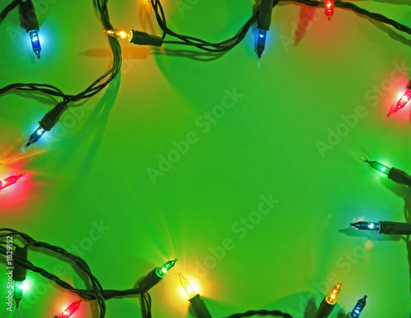 Obraz green christmas background