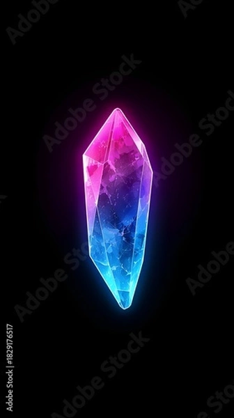 Obraz Mystical Purple and Blue Quartz Point