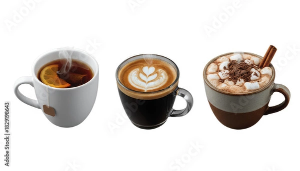 Obraz ホットドリンク（紅茶・コーヒー・ココア）