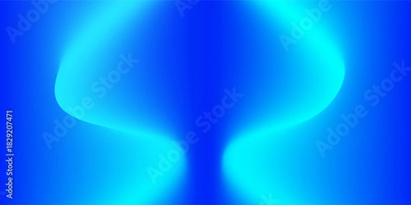 Fototapeta Elegant Abstract Gradient Background With Vibrant Blue and Cyan Tones. tech background , modern themes