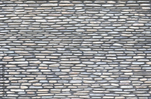 Obraz Gray stone wall pattern or background