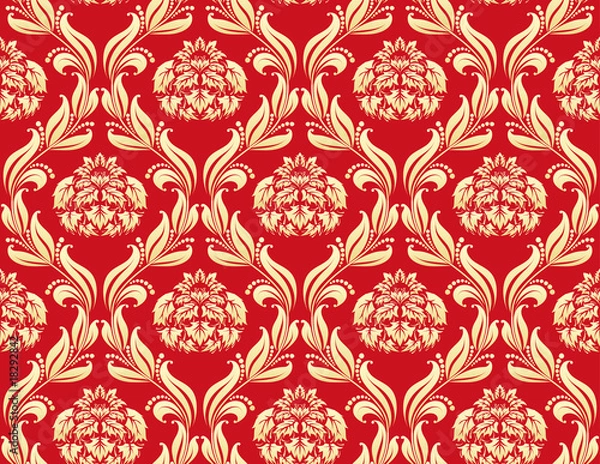 Obraz damask seamless background