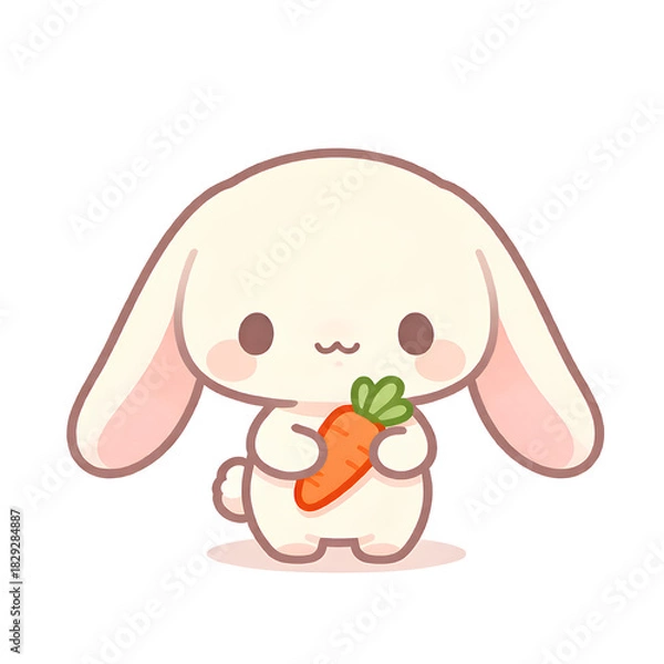 Obraz bunny with carrot
