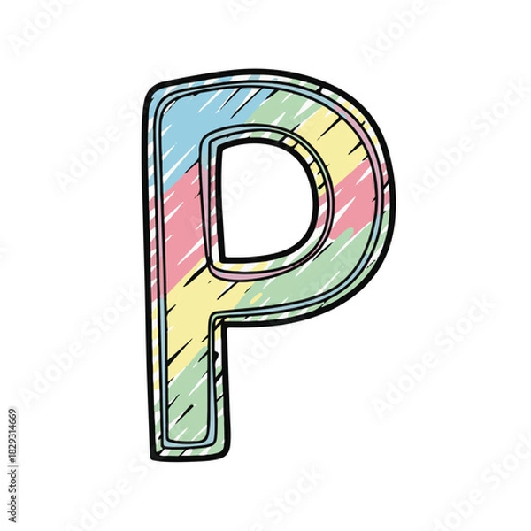 Obraz Playful Hand-Drawn Icon Vector Illustration for Creative Design Projects