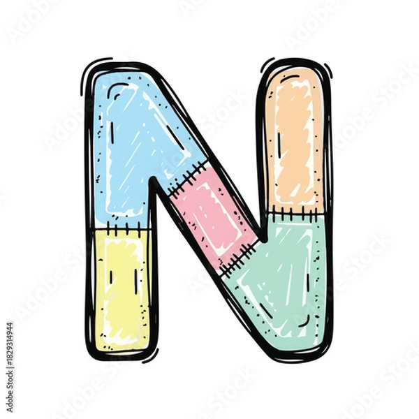 Obraz Playful Hand-Drawn Icon Vector Illustration with Doodle Style for Creative Design Projects