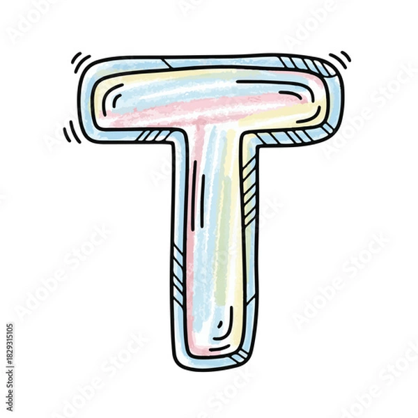 Obraz Playful Hand-Drawn Icon Vector Illustration with Doodle Style for Creative Design Projects