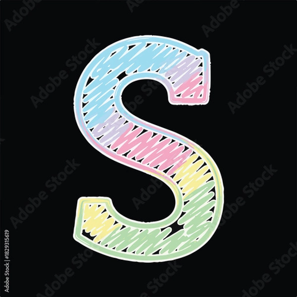 Obraz Hand Drawn Playful Doodle Icon Vector Illustration for Creative Design Projects