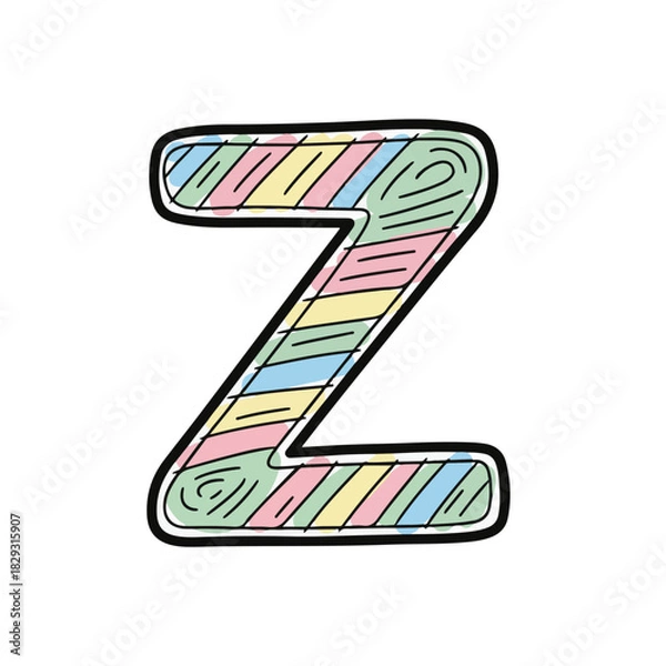 Obraz Playful Hand-Drawn Icon Vector Illustration with Dynamic Style for Creative Design Projects