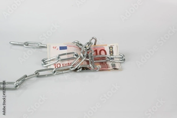 Obraz Geld in Ketten