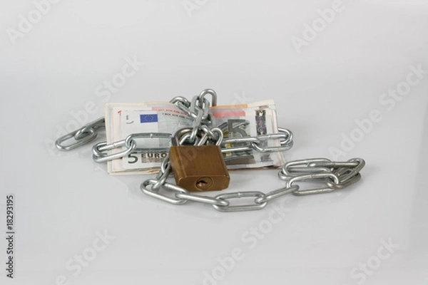 Obraz Geld in Ketten