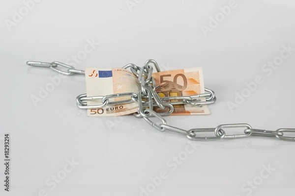 Obraz Geld in Ketten