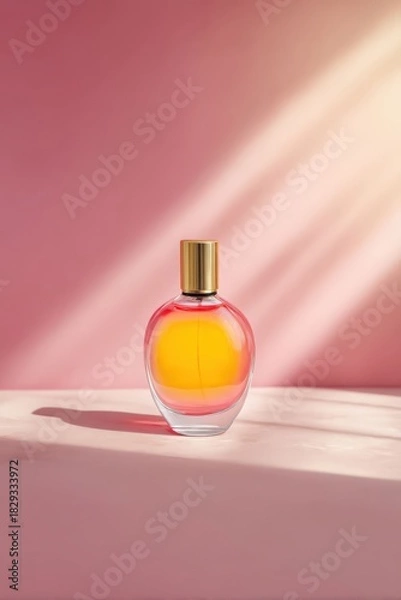 Fototapeta alluring perfume advertisement using soft ambient lighting and graceful curves