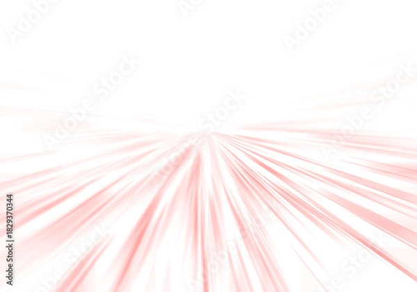 Obraz Red Light Rays with Shining Sunrays, Bright Lens Flare and Intense Starburst Light Effect Overlay