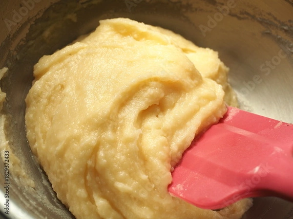 Obraz choux pastry dough