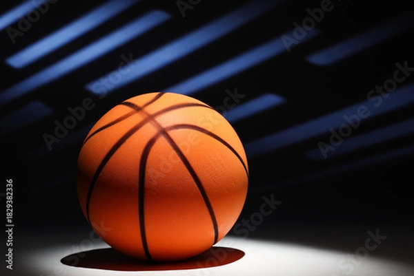 Obraz Basketball Background with Pattern and Copy Space