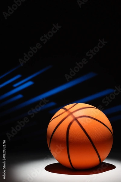 Obraz Basketball Background with Pattern and Copy Space
