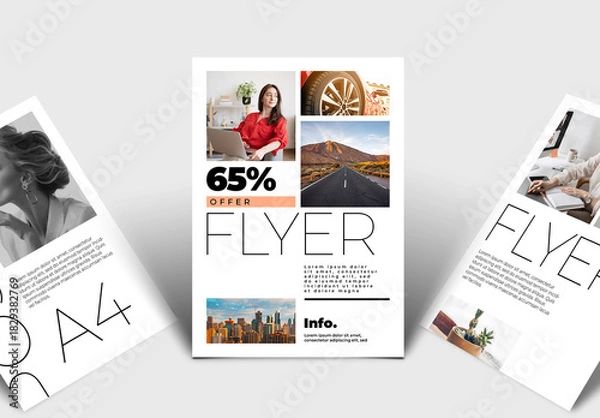 Fototapeta Flyer Mockup
