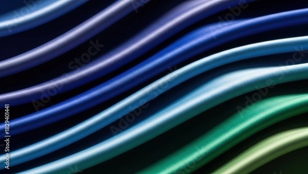 Fototapeta Layered Fabric Fold Abstract
