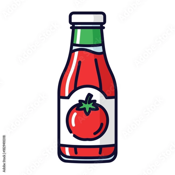 Obraz bottle of tomato ketchup