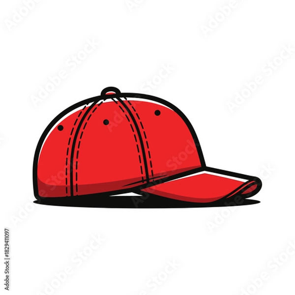Obraz baseball cap vector illustration