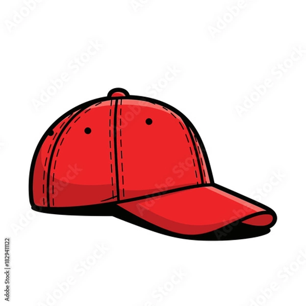 Obraz baseball cap vector illustration