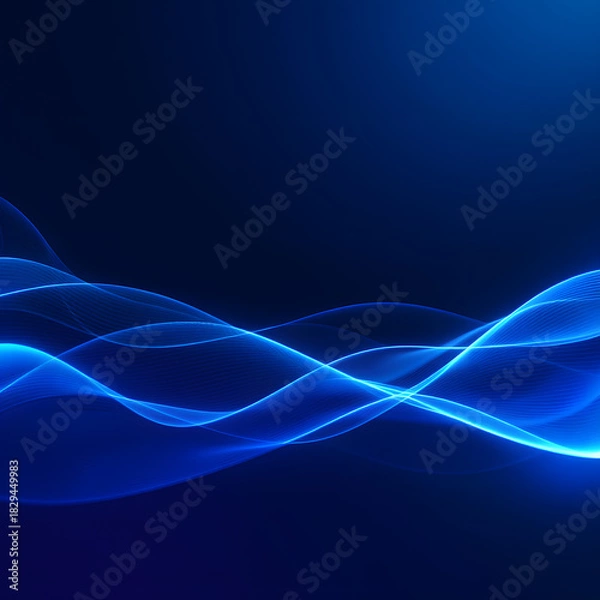 Obraz A minimal abstract tech background symbolizing innovation.