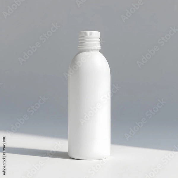 Obraz A clean high-resolution product mockup featuring a white bottle.
