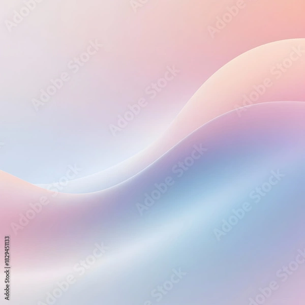 Obraz A smooth modern abstract gradient background for design use.