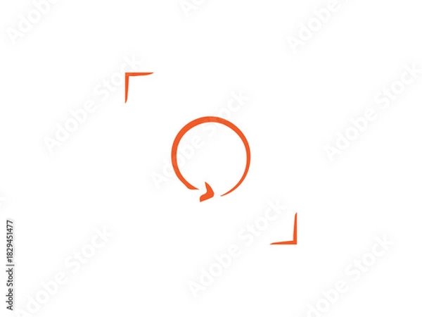 Obraz Recycle Arrow icon and illustration design vector design 