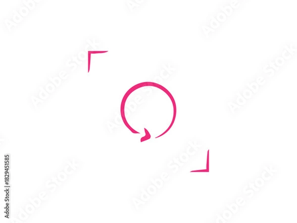 Obraz Recycle Arrow icon and illustration design vector design 