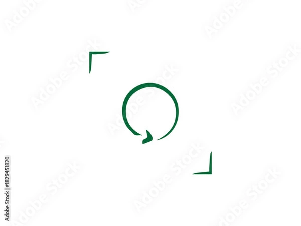 Obraz Recycle Arrow icon and illustration design vector design 