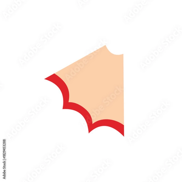 Obraz Pencil shavings vector illustration