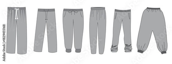 Obraz Sweat Pants Vector