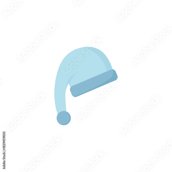 Obraz Cartoon sleeping hat. Vector illustration. 
