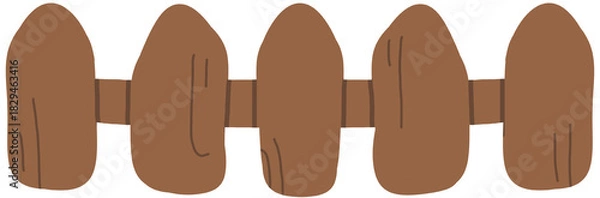 Obraz 나무 울타리