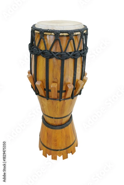 Fototapeta Isolated atabaque drum