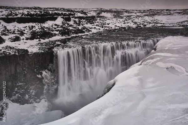 Obraz Dettifoss in winter