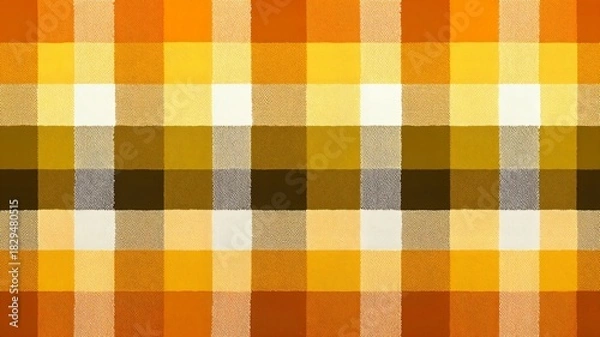 Obraz Bold Teal and Black Large Gingham Check