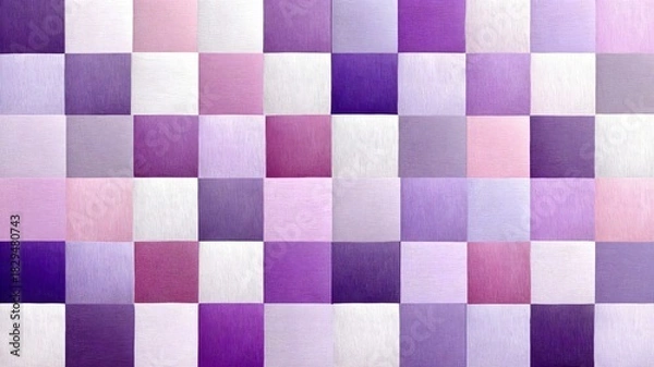 Obraz Dark Purple and Black Diagonal Check