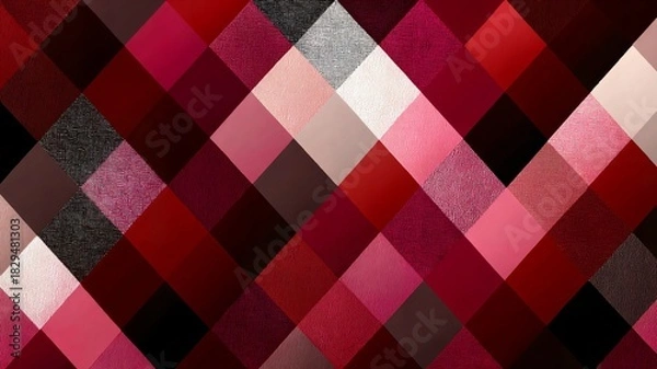 Obraz Purple and Lavender Windowpane Check Pattern