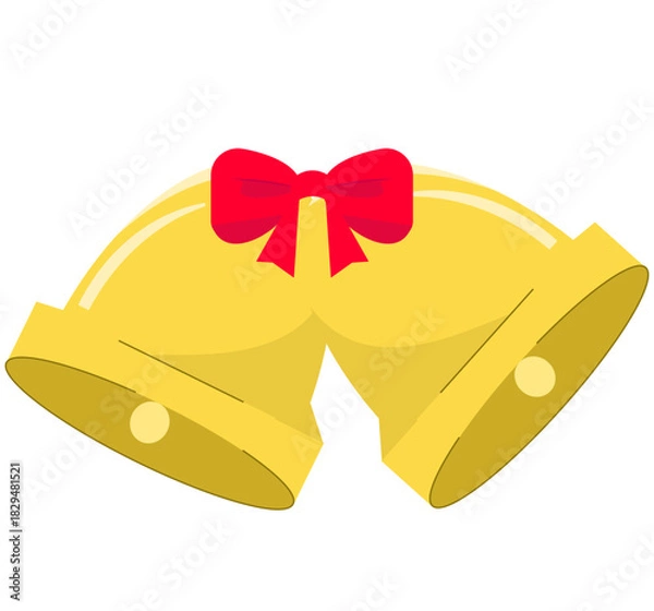 Obraz クリスマスベル。ベクターイラスト