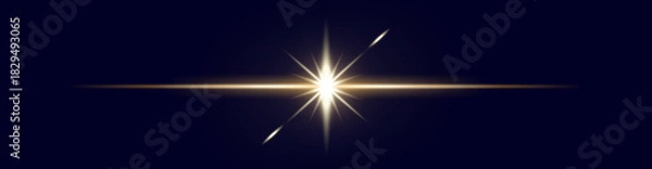 Obraz Collection of Festive sparklers with bright stars on a dark background and transference illustrations glow with and shiny sparkling light png 