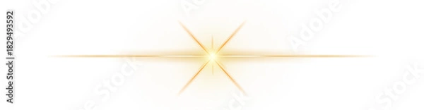 Obraz Collection of Festive sparklers with bright stars on a dark background and transference illustrations glow with and shiny sparkling light png 