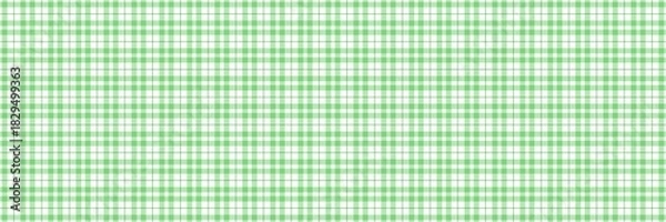 Fototapeta Seamless light green and white gingham check pattern for backgrounds, picnic themes, textile design, rustic decor, and spring or summer projects.
