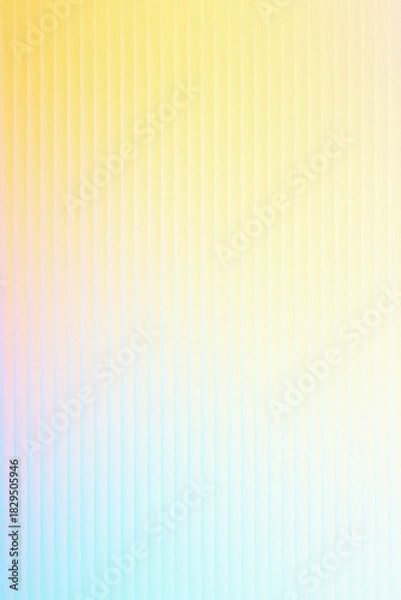 Obraz Subtle gradient vertical stripes pastel yellow and blue background