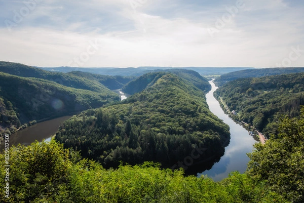 Obraz Wandern an der Saar